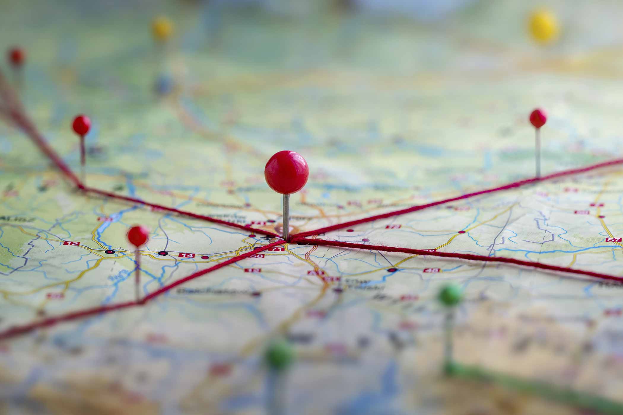 A map with places marked by pins - the latest trend or the answer to all your Talent Acquisition prayers?