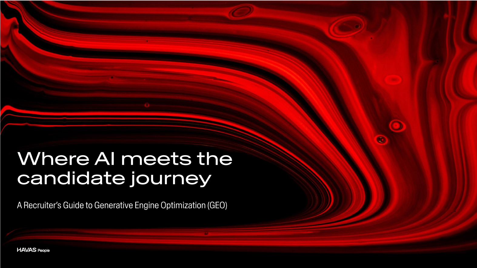 GEO pdf cover - where AI meets the candidate journey