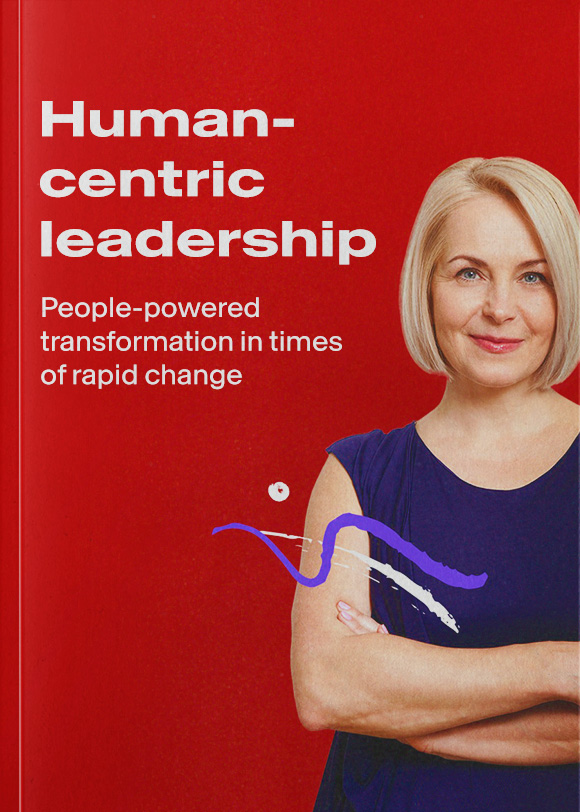 Human centric leadership report cover